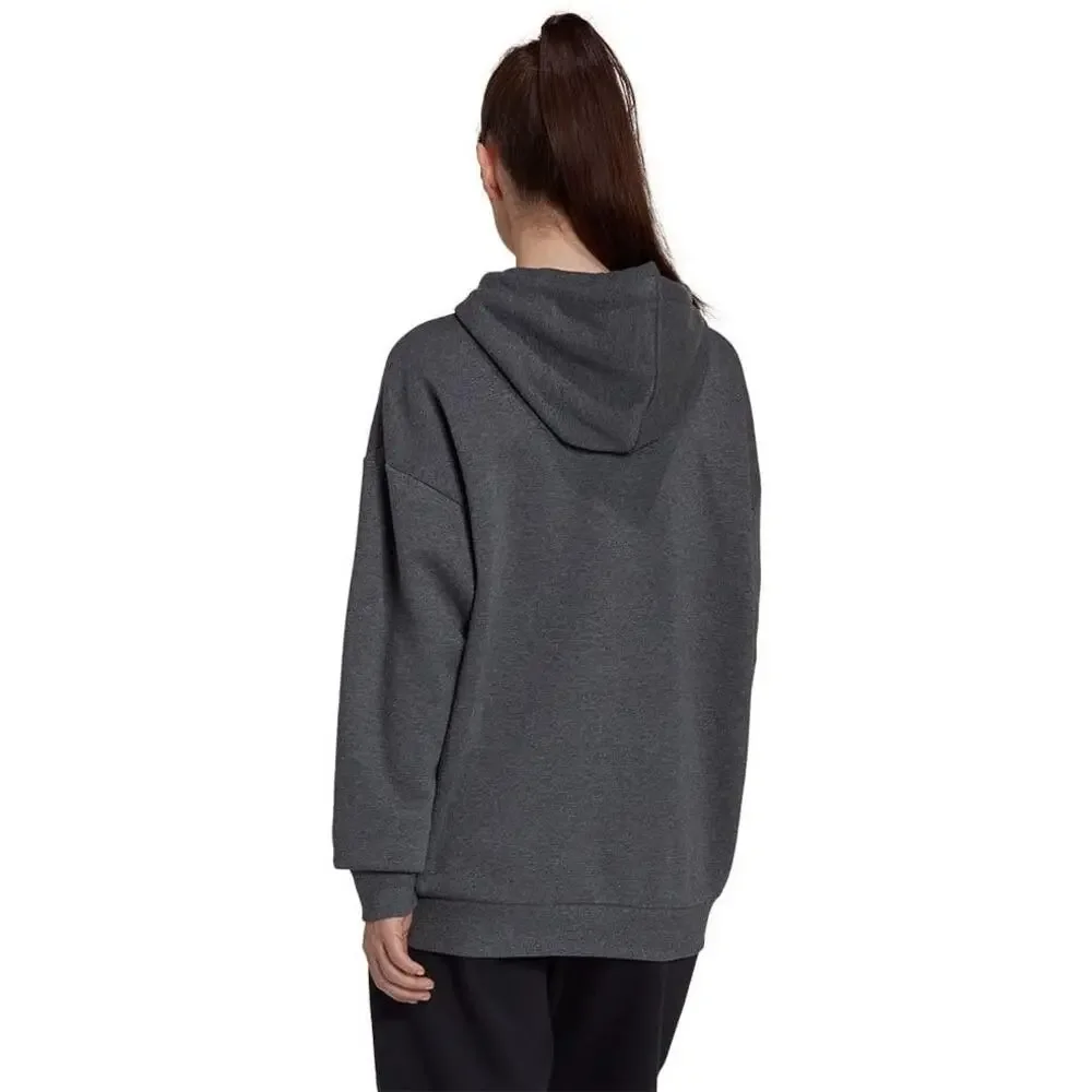 NEW! Adidas‎ Women's Logo Fleece Sweatshirt Hoodie GREY M